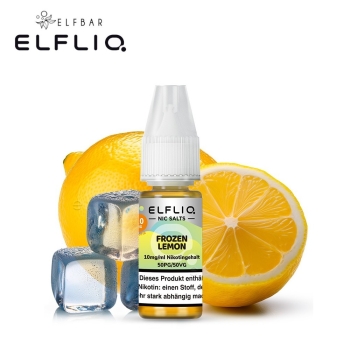 Elfliq Liquid by Elfbar - Frozen Lemon - Nic Salt 10mg / 20mg